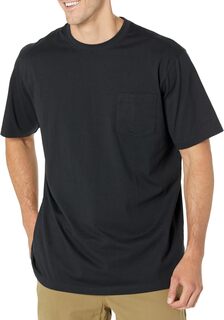 Неусадочная футболка Carefree с карманом и коротким рукавом – высокая L.L.Bean, черный L.L.Bean®