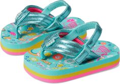 Шлепанцы Reef Kids Little Ahi Flip Flop Reef, цвет Love Rainbow