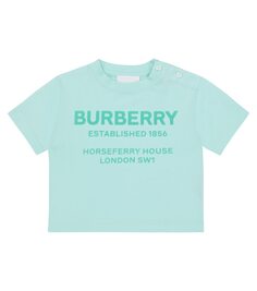Детская футболка из джерси horseferry Burberry Kids, синий