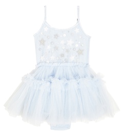Платье из тюля с украшением baby moon dance Tutu Du Monde, синий