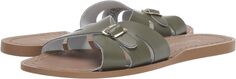 Сандалии на плоской подошве Classic Slide Salt Water Sandal by Hoy Shoes, цвет Olive