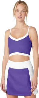 Укороченная майка Spacedye Outlines Beyond Yoga, цвет Ultra Violet Heather/Cloud White