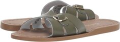 Сандалии на плоской подошве Classic Slide Salt Water Sandal by Hoy Shoes, цвет Olive