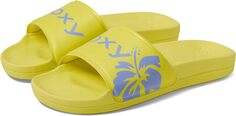 Сандалии Surf Kind Kate Slippy LX Roxy, цвет Neon Yellow