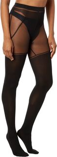 Колготки с подвязками Wolford, цвет Black/Black