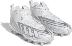 Бутсы Freak Spark 23 Football Cleats adidas, цвет White/White/Silver Metallic