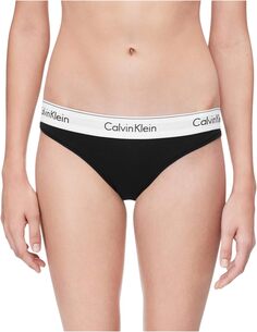Современное хлопковое бикини Calvin Klein Underwear, черный