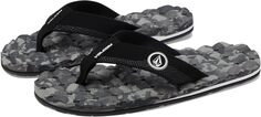 Шлепанцы Recliner Sandals Volcom, цвет Grey Combo