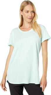Мягкая футболка Beyond с круглым вырезом и короткими рукавами L.L.Bean, цвет Nautical Aqua L.L.Bean®