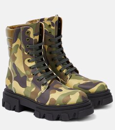 Камуфляжные армейские ботинки gia 35 Gia Borghini, мультиколор