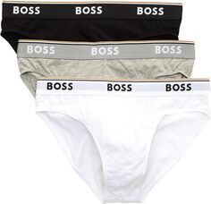 Трусы 3-Pack Brief Power BOSS, цвет White/Grey/Black