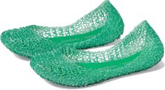 Балетки Campana Papel Mini Melissa, зеленый