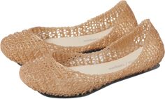 Балетки Campana Papel Mini Melissa, цвет Beige Mix Glitter