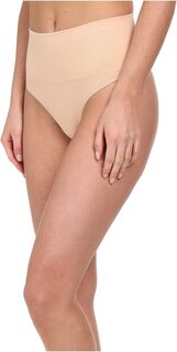 SPANX Корректирующее белье для женщин, трусики-стринги для коррекции живота на каждый день, цвет Soft Nude