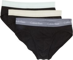 Хлопковые эластичные трусы на бедрах Calvin Klein Underwear, цвет Black/Dragon Fly/Mudstone/Asphalt Grey