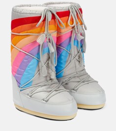 Зимние ботинки icon rainbow Moon Boot, мультиколор
