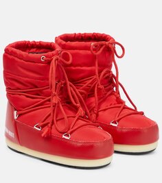 Легкие зимние ботинки с низким воротником icon evolution Moon Boot, красный