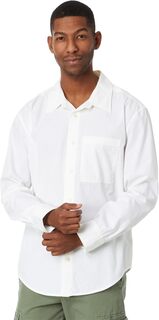 Рубашка Easy с длинными рукавами из поплина Madewell, цвет Soft White