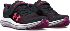 Кроссовки Assert 10 AC Under Armour, цвет Black/Mystic Magenta/Pink Shock