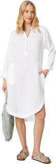 Платье-рубашка с длинными рукавами SUNDRY, белый