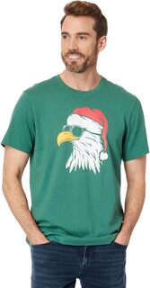 Футболка Holiday Eagle с короткими рукавами Crusher Life is Good, цвет Spruce Green
