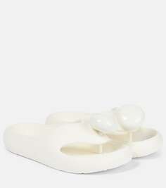 Резиновые сандалии paula&apos;s ibiza bubble с ремешками Loewe, белый