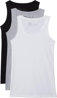 Майка Stretch-Fit Tank 3-Pack PACT, цвет Heather Basics