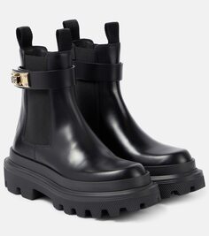 Кожаные ботинки челси Dolce&amp;Gabbana, черный