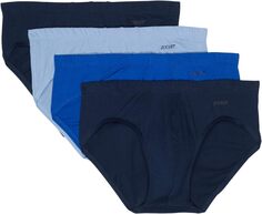 Комплект трусов-бикини Essentials из 4 комплектов 2(X)IST, цвет Navy/Cobalt/Porcelain/Navy 2xist