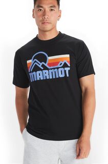 Прибрежная футболка с коротким рукавом Marmot, черный
