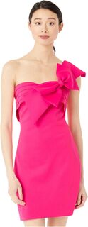 Платье Strapless Bow Mini Badgley Mischka, ярко-розовый