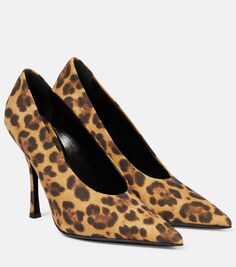 Туфли nite-out с леопардовым принтом Valentino Garavani, коричневый