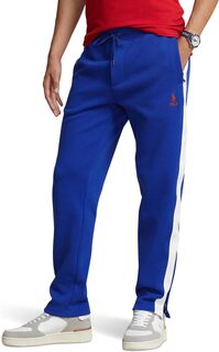 Спортивные брюки двойной вязки из сетки Polo Ralph Lauren, цвет Sapphire Star Multi
