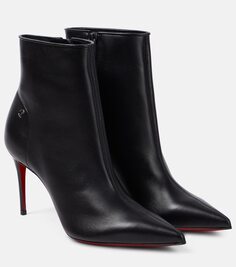 Спортивные кожаные ботильоны kate Christian Louboutin, черный