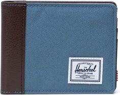 Хэнк Кошелек Herschel Supply Co., цвет Steel Blue/Chicory Coffee