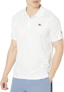 Рубашка-поло Short Sleeve Novak Djokovic Sport Ultra Dry Polo Shirt Lacoste, цвет White/White