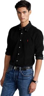 Вельветовая рубашка классического кроя Polo Ralph Lauren, цвет Polo Black