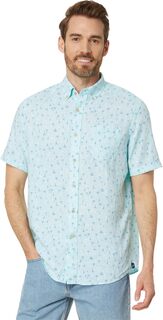 Спортивная рубашка с коротким рукавом и морским пейзажем Southern Tide, цвет Baltic Teal