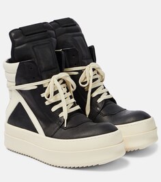 Кожаные ботфорты luxor Rick Owens, черный