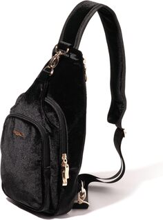 Рюкзак Central Park Sling Baggallini, цвет Black Velvet With Gold Hardware