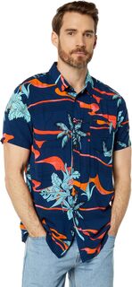 Рубашка Barrel Killa Short Sleeve Woven Rip Curl, темно-синий