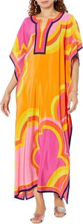 Платье Макси Теодора Trina Turk, цвет Tangerine Dream Multi