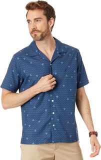 Рубашка с коротким рукавом с принтом, изготовленная из экологически чистых материалов Nautica, цвет Maritime Navy