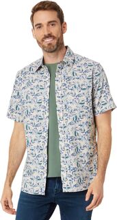 Рубашка с коротким рукавом с принтом, изготовленная из экологически чистых материалов Nautica, цвет Oatmeal