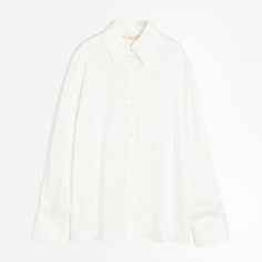 Рубашка H&amp;M Silk, белый H&M