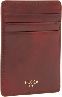 Коллекция Old Leather — роскошный кошелек с передним карманом Bosca, цвет Cognac Leather