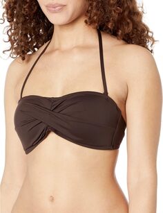 Бюстгальтер-бандо Pearl Twist Tommy Bahama, цвет Double Chocolate