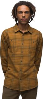Фланелевая рубашка Dolberg стандартной посадки Prana, цвет Antique Bronze