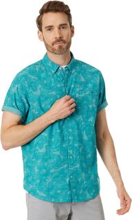 Рубашка One &amp; Only Stretch Short Sleeve Woven Hurley, цвет Electric Teal