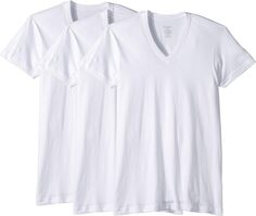 Комплект из 3 футболок узкого кроя ESSENTIAL с V-образным вырезом 2(X)IST, цвет White New Logo 2xist